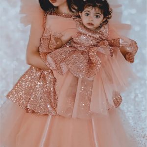 Women’s dresses available for rent.